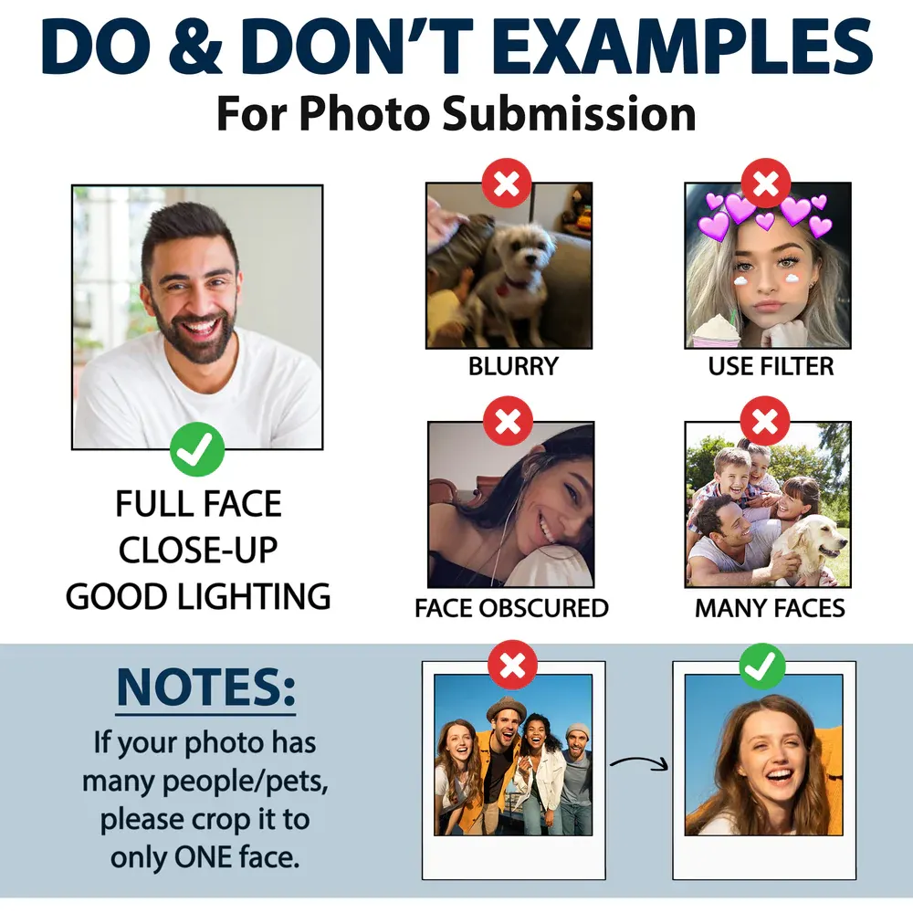 Custom Photo Funny Happy Birthday - Personalized Handheld Fan - Image 2
