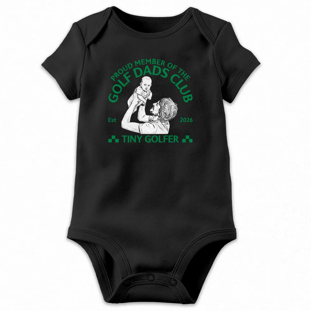 Custom Photo Pencil Sketch Proud Member Of The Golf Dads Club - Personalized T Shirt - Image 3